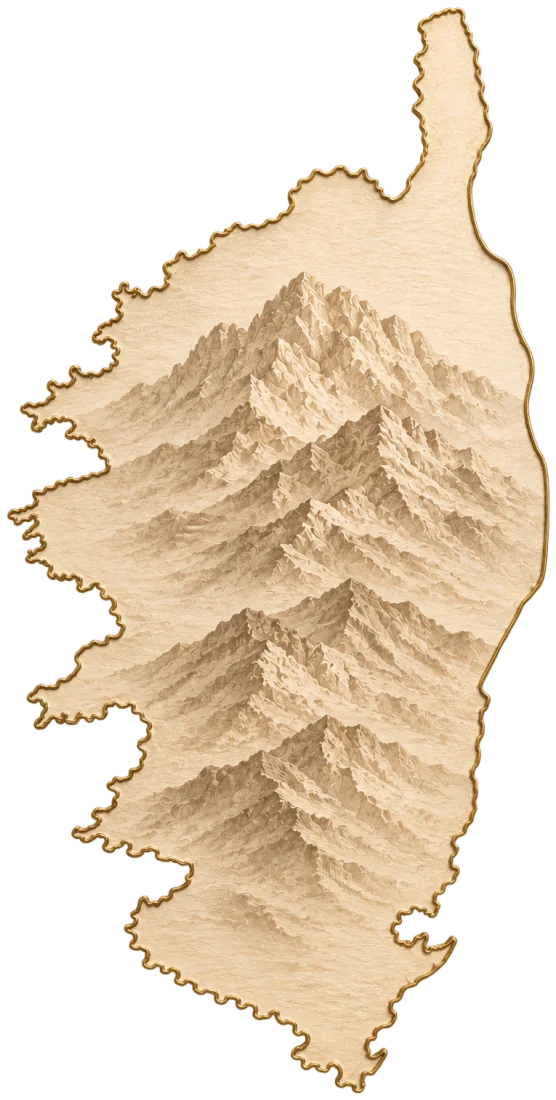 Carte de la Corse